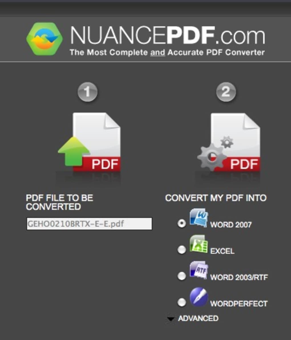 nuance pdf converter pro for mac
